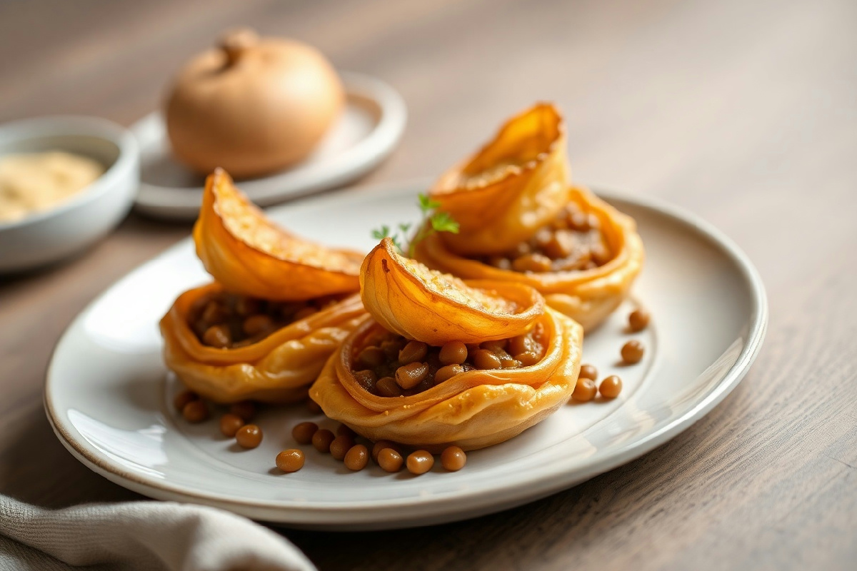 Cardi gratinati e lenticchie: un piatto gustoso che unisce tradizione e innovazione in cucina